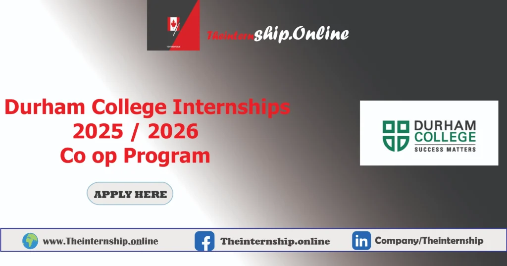 Durham College Internships 2025 / 2026 | Co op Program