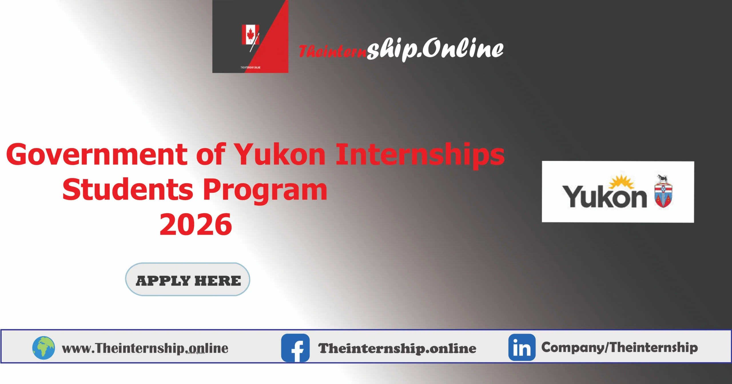 Government of Yukon Internships Students Program 2026