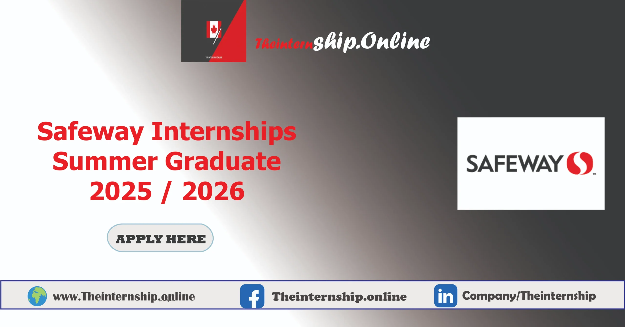 Safeway Internships Summer Graduate 2025 / 2026