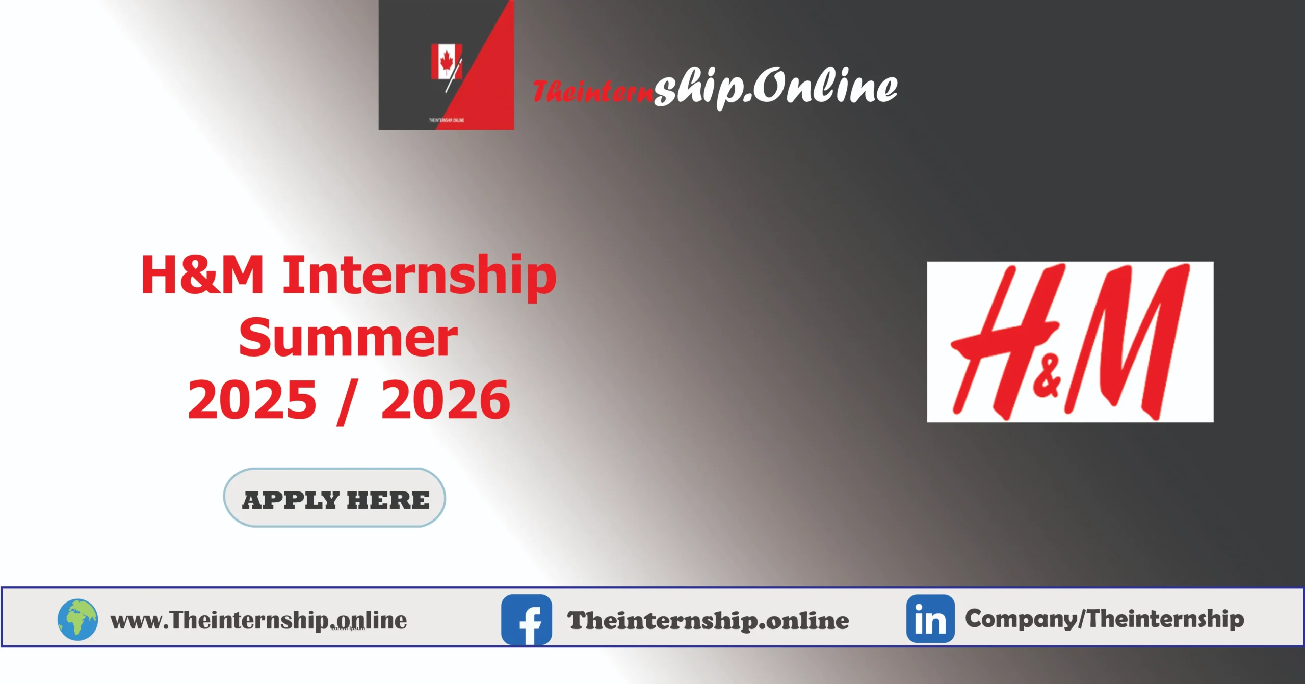 H&M Internship Summer 2025 / 2026